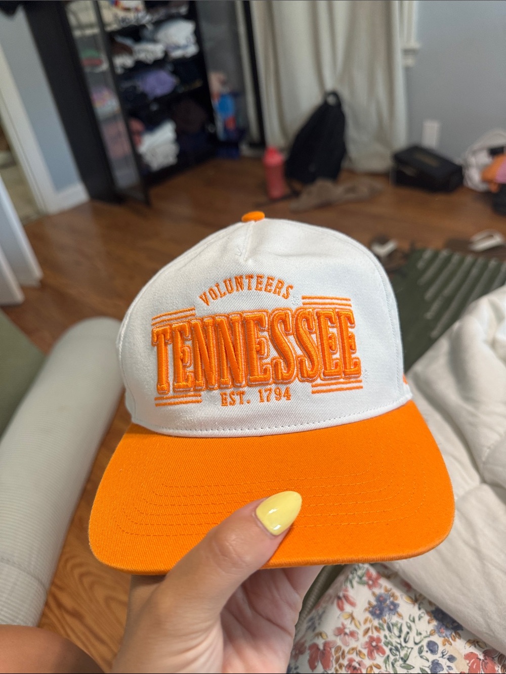 Tennessee Volunteers White & Orange Baseball Cap